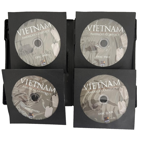 Vietnam America's Conflict DVD 4 Disc Set 50 Films 23 Hours War Documentary Hist - Picture 3 of 3